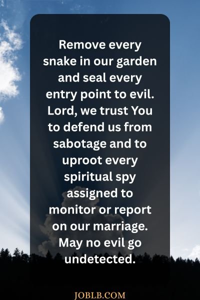 Prayers Against Marriage Destroyers With Scriptures