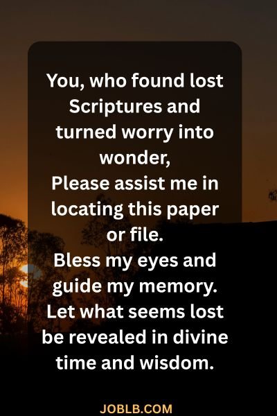 Powerful Prayers To St Anthony For Lost Items