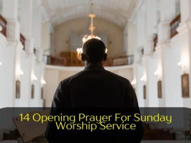 Opening Prayer For Sunday Worship Service