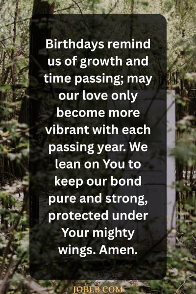 Long Emotional Birthday Prayers For Lover​