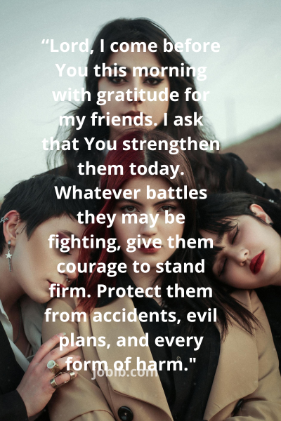 Morning Prayer For Friends