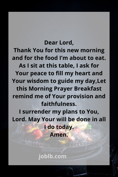 Morning Prayer Breakfast