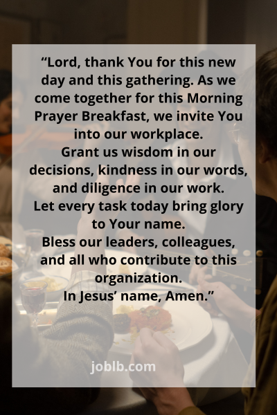 Morning Prayer Breakfast