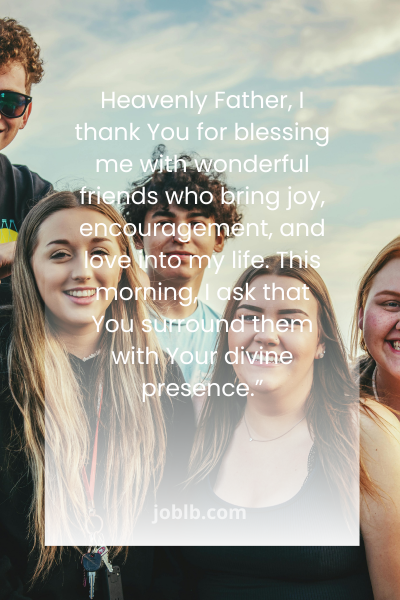 Morning Prayer For Friends