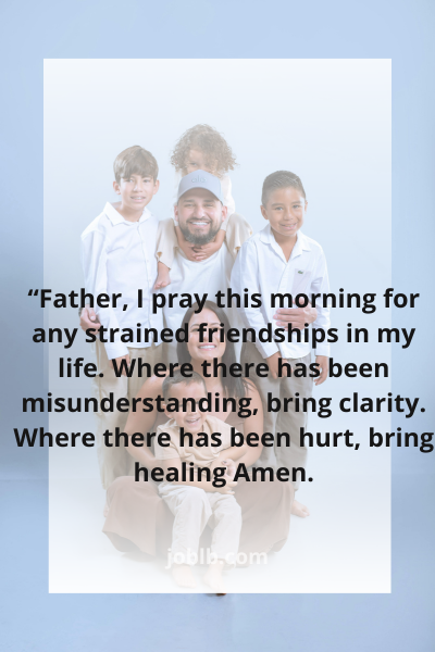 Morning Prayer For Friends